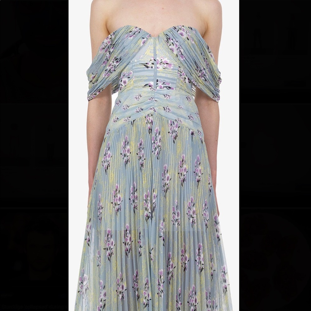 Self portrait off shoulder dress